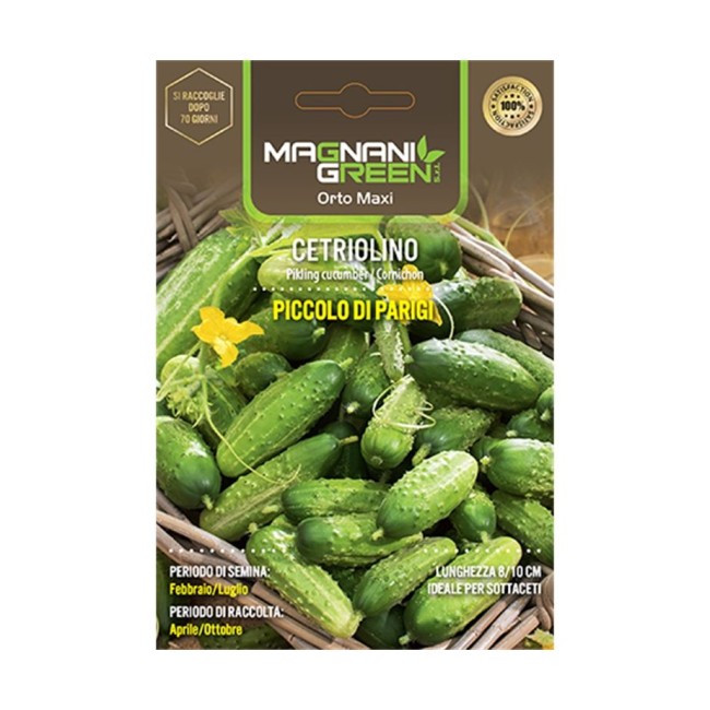 Semi di Cetriolino Piccolo di Parigi...