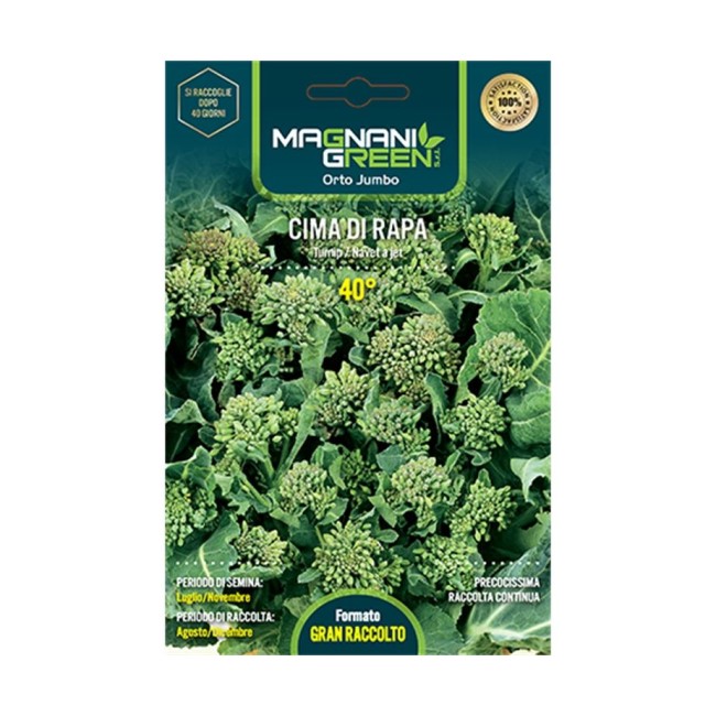 Semi di Cima di Rapa Quarantina Orto...