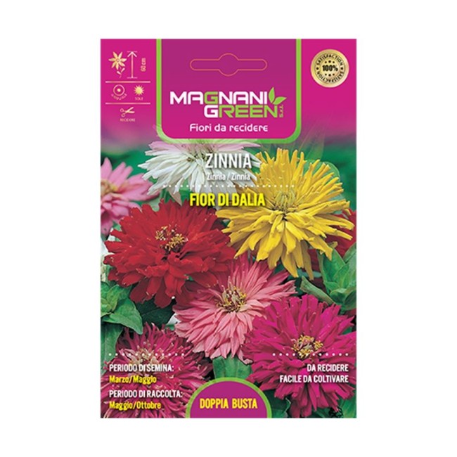Semi di Zinnia Fior di Dalia