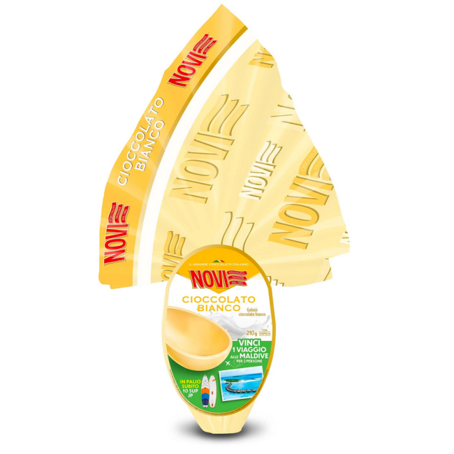 Uovo di Pasqua Cioccolato Bianco 210 gr