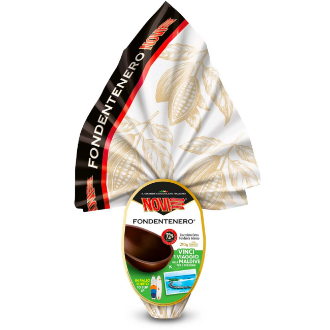 Uova di Pasqua Fondentenero 210 gr Novi
